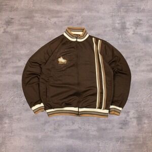 Vintage VTG Y2K 2000's 00's Ripzone Brown Track Jacket